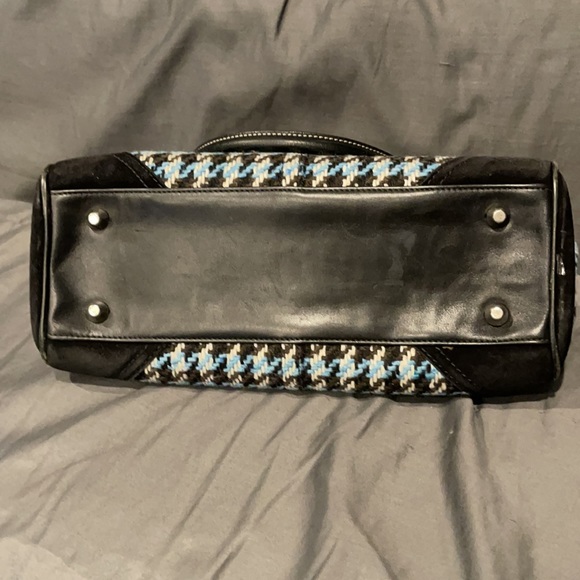 Vintage coach houndstooth bag and small wristlet - Picture 3 of 5